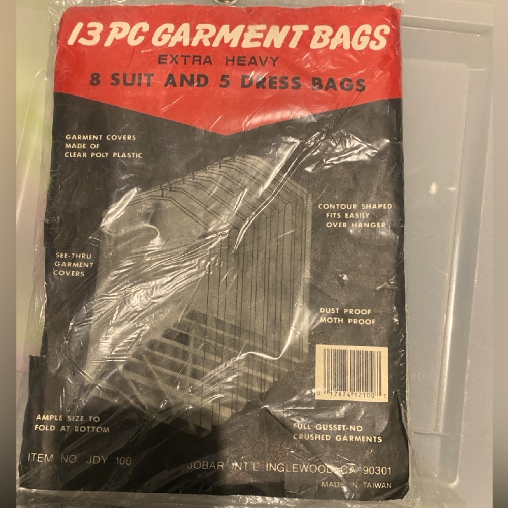 13pc Extra Heavy Duty Garment Bags
